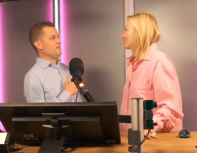 Moritz und Christina im Studio